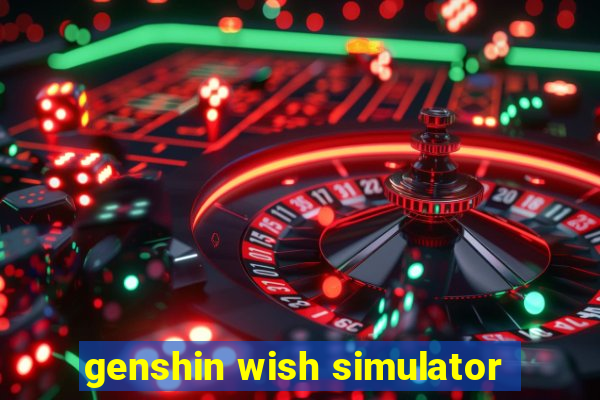 genshin wish simulator